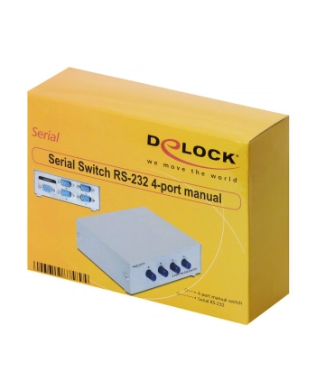 PRZEŁĄCZNIK SPLITTER RS232 4 PORTY DELOCK nr 1