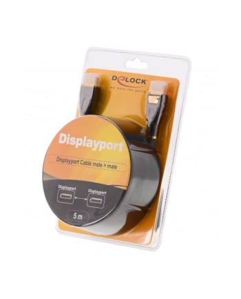 ''KABEL DISPLAYPORT M/M 5M PREMIUM GOLD DELOCK''