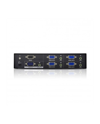 4PORT VGA Splitter with Audio W/EU ADP