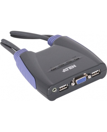 PETITE 4 PORT USB KVM SWITCH W/2.5M W/1.