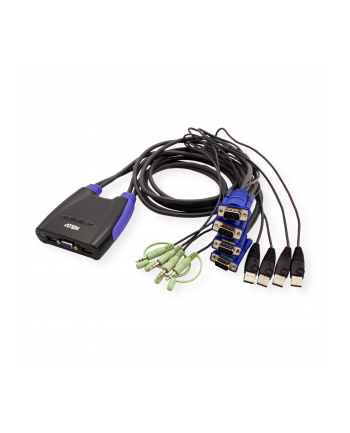 PETITE 4 PORT USB KVM SWITCH W/2.5M W/1. nr 1
