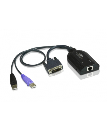 DVI USB VIRTUAL MEDIA KVM ADAPTER CABLE WITH SMART CARD READER