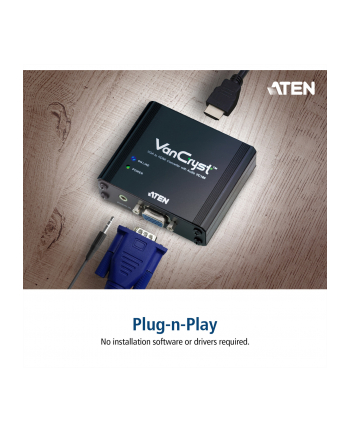 VGA TO HDMI CONVERTER WITH AUDIO