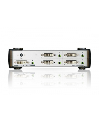 4 PORT DVI VIDEO SPLITTER W/23