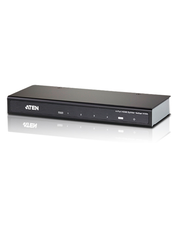 4 PORT HDMI Splitter W/1.8M W/EU ADP (2K x 4K) główny