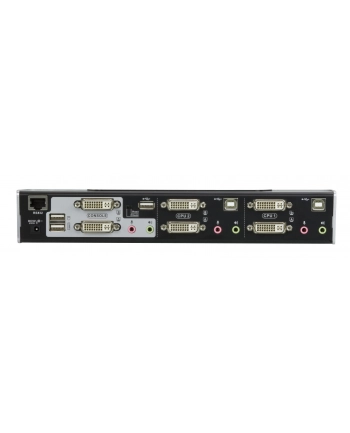 2-PORT USB 2.0 DVI DUAL VIEW KVMP SWITCH W/1.8M W/EU ADP nr 1