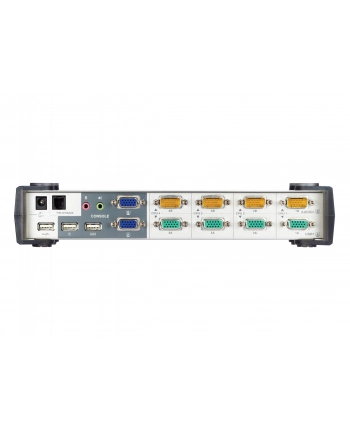4 PORT DUAL-VIEW KVM SWITCH W/ nr 2