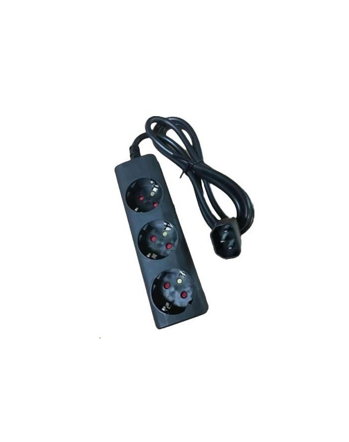 PDU 10A 1xIEC - 3x SCHUKO główny