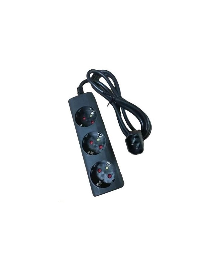 PDU 10A 1xIEC - 3x SCHUKO główny