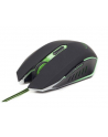  MYSZ GEMBIRD OPTYCZNA GAMING 2400DPI 6-BUTTON GREEN - nr 14