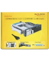 Delock Przenośny stelaż 5.25 do dysków HDD 1x 2.5 + 1x 3.5 SATA+ 2x port USB 3.0 - nr 21