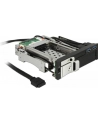 Delock Przenośny stelaż 5.25 do dysków HDD 1x 2.5 + 1x 3.5 SATA+ 2x port USB 3.0 - nr 58