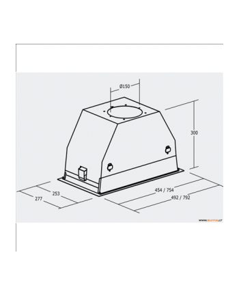 Cata GC DUAL WH 75 Integrated  Cooker Hood, White, 2 Motors x 240W, 1200 kub.m. ( IEC 820 kub.m/h), 3 Levels Touch Control, 2x50W Halogen Lamps, Adjustable Intensity,  48/55/63 dB(a),Outflow: 150/125 mm, Swing Panel Perimeter Extraction