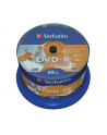 DVD-R VERBATIM AZO 4.7GB 16X WIDE PRINTABLE NON-ID SP 50SZT - nr 19