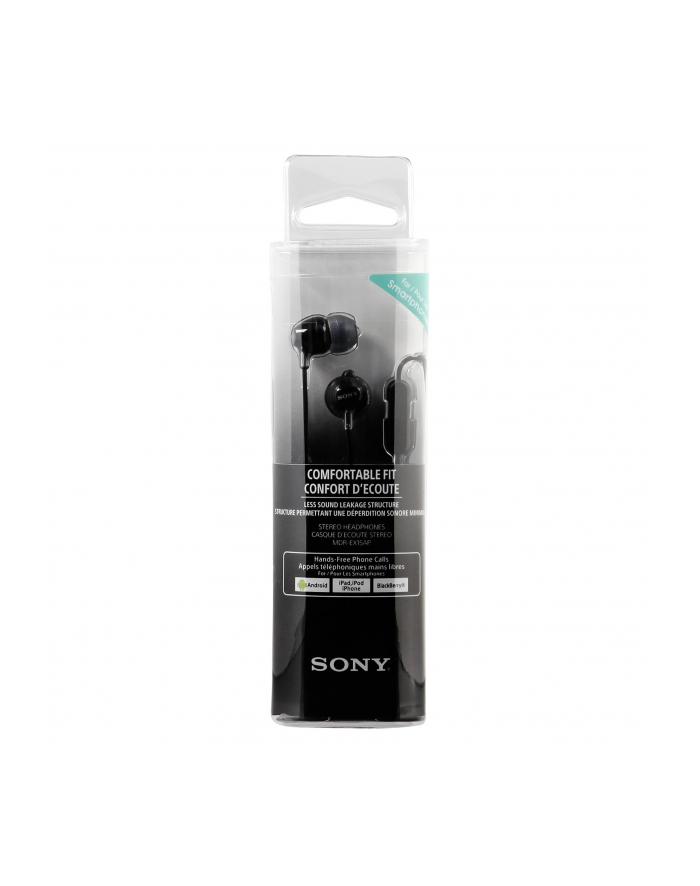 Słuchawki Sony MDR-EX15 B (czarne) główny