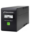 Power Walker UPS Line-Interactive 600VA 2x PL 230V, PURE SINE, RJ11/RJ45,USB,LCD - nr 39