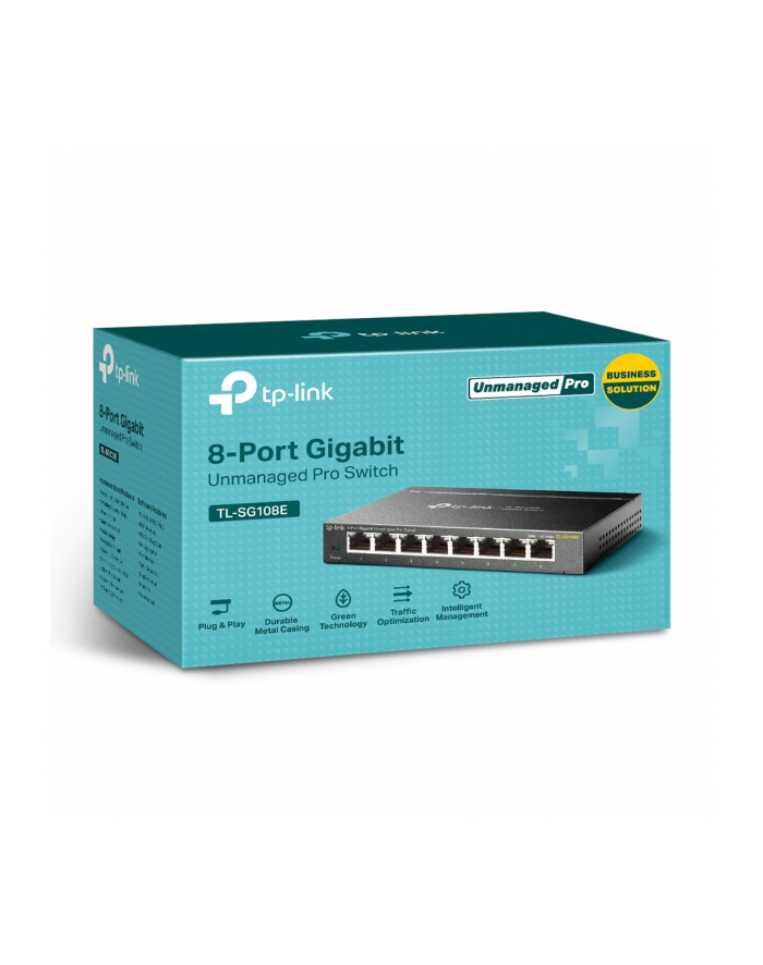 TP-Link TL-SG108 8-Port Gigabit Easy Smart Switch Desktop główny