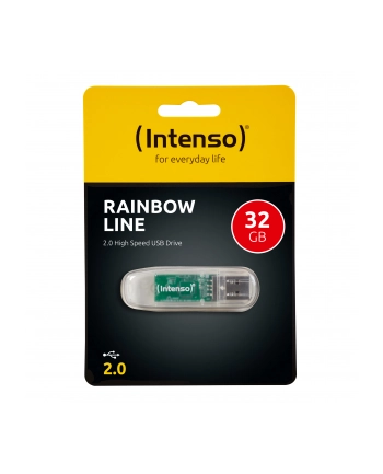 Intenso pamięć USB RAINBOW LINE TRANSPARENT 32GB nr 1