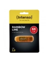 Intenso pamięć USB RAINBOW LINE ORANGE 64GB - nr 38