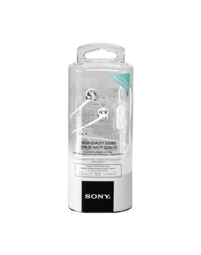 Słuchawki Sony  MDR-EX110 W (białe) główny