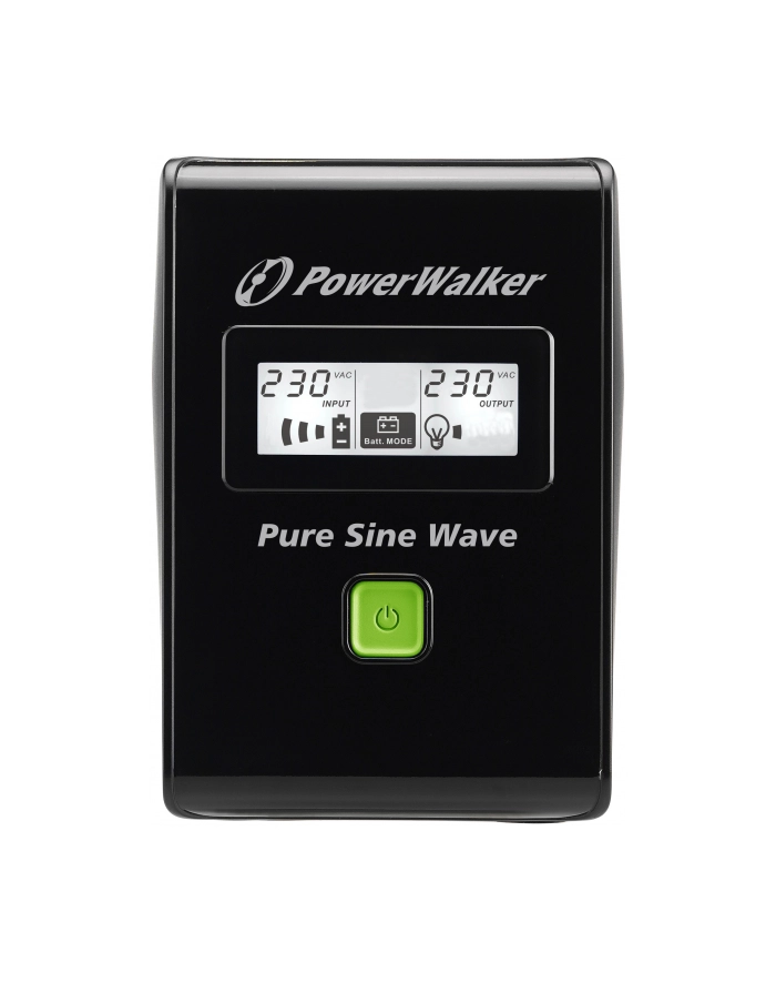 Power Walker UPS Line-Interactive 600VA 2x PL 230V, PURE SINE, RJ11/RJ45,USB,LCD główny