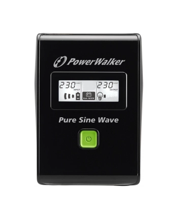 Power Walker UPS Line-Interactive 600VA 2x PL 230V, PURE SINE, RJ11/RJ45,USB,LCD nr 2