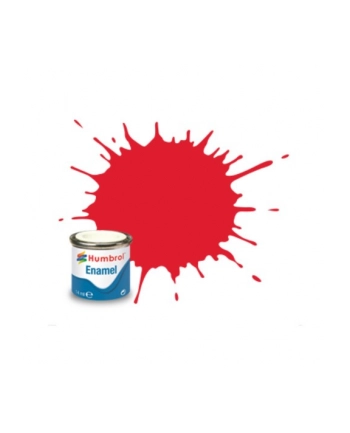 HUMBROL Farba Nr19 Bright Red 14ml nr 2