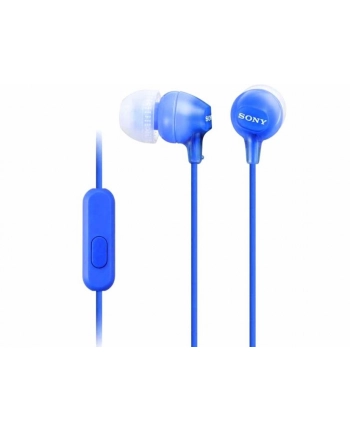 Słuchawki  Sony MDR-EX15APL (niebieskie) nr 1