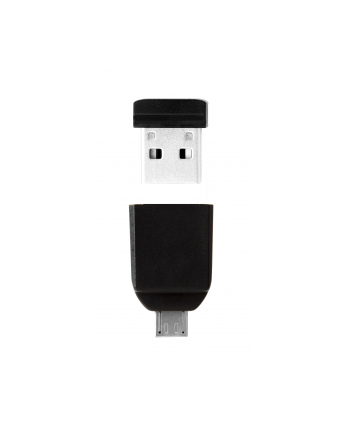 VERBATIM Flash Disk NANO 32 GB Store'n'Stay + micro USB OTG USB 2.0 czarny