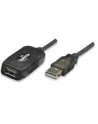 Manhattan Przedłużacz USB 2.0 aktywny A-A M/Ż 10m - nr 25