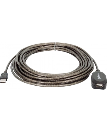 Manhattan Przedłużacz USB 2.0 aktywny A-A M/Ż 10m