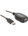 Manhattan Przedłużacz USB 2.0 aktywny A-A M/Ż 10m - nr 44