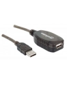 Manhattan Przedłużacz USB 2.0 aktywny A-A M/Ż 10m - nr 8