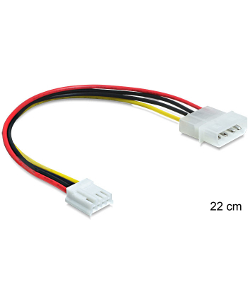 Delock kabel zasilający MOLEX (M) -> FDD 4 PIN, 22cm