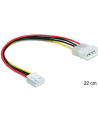 Delock kabel zasilający MOLEX (M) -> FDD 4 PIN, 22cm - nr 4