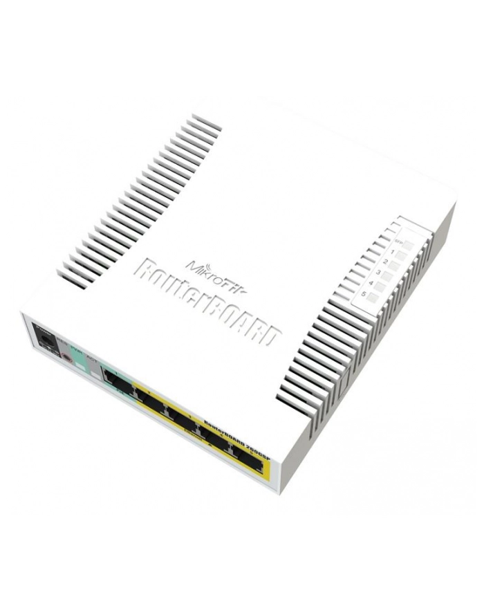 MikroTik RB260GSP SwitchOS 5xGig LAN, 1xSFP,Soho Switch, PoE output on ports 2-5 główny