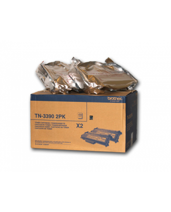 Toner Brother TN3390 Twin pack black | 12000 str | HL-6180DW/DCP-8250DN