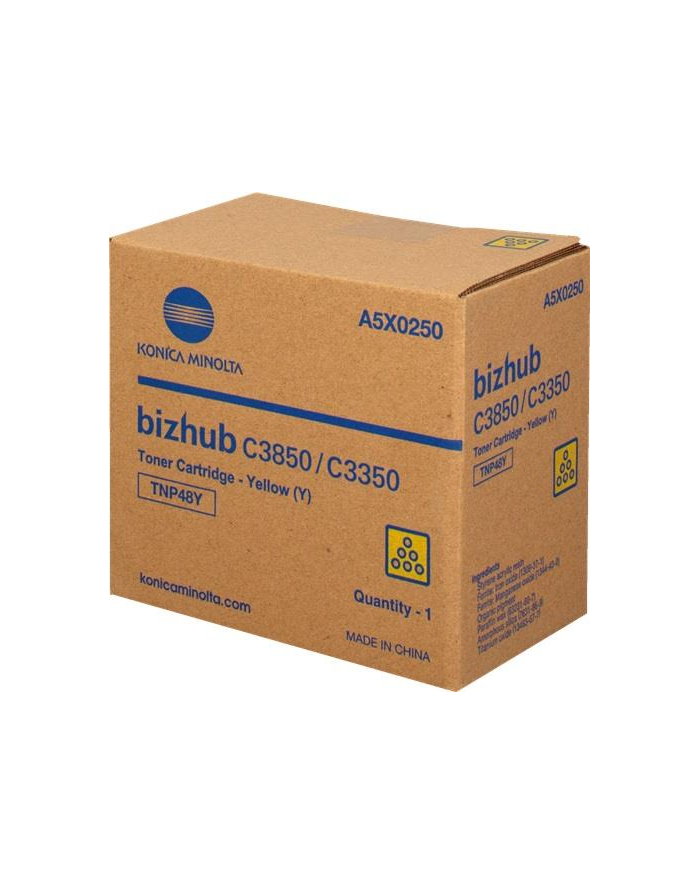 Toner żółty TNP-48Y Konica MInolta do bizhub C3350/3850 (10 k) główny