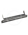 19'' modularny nie osadzony patch panel Solarix 24 portów czarny 1U - nr 1