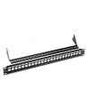 19'' modularny nie osadzony patch panel Solarix 24 portów czarny 1U - nr 5