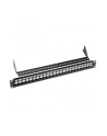 19'' modularny nie osadzony patch panel Solarix 24 portów czarny 1U - nr 7