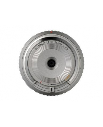 Obiektyw dekielkowy Olympus 15mm 1:8.0 / BCL-1580 | srebrny