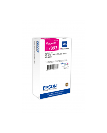 Tusz Epson magenta T7893 | 34 ml | WF-5110DW/WF-5190DW/WF-5620DWF/WF-5690DWF