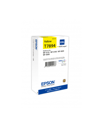 Tusz Epson yellow T7894 | 34 ml | WF-5110DW/WF-5190DW/WF-5620DWF/WF-5690DWF nr 2