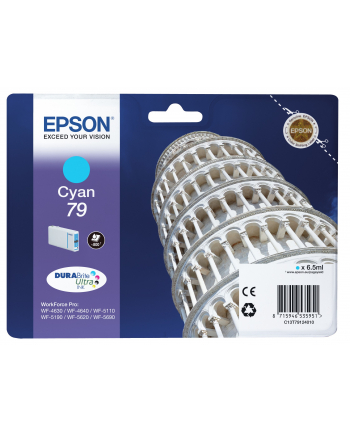 Tusz Epson cyan T7912 | 7 ml | WF-5110DW/WF-5190DW/WF-5620DWF/WF-5690DWF nr 1