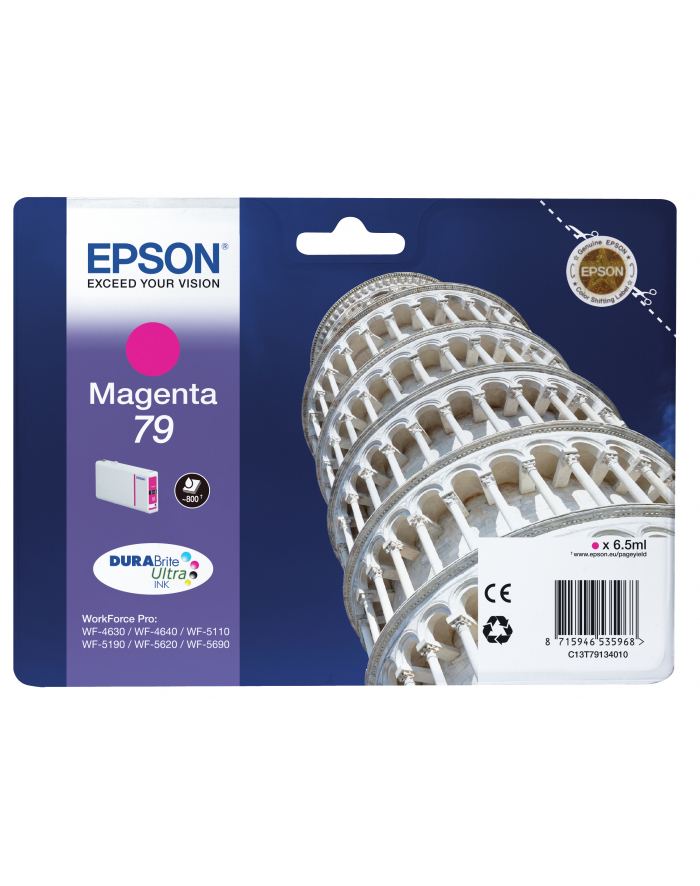 Tusz Epson magenta T7913 | 7 ml | WF-5110DW/WF-5190DW/WF-5620DWF/WF-5690DWF główny