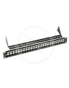 19'' modularny nie osadzony patch panel Solarix 24 portów czarny 1U - nr 1
