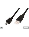 Assmann Kabel połączeniowy USB2.0 Canon Typ USB A/miniUSB B(5pinów), M/M czarny 3.0m - nr 12