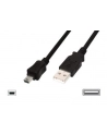 Assmann Kabel połączeniowy USB2.0 Canon Typ USB A/miniUSB B(5pinów), M/M czarny 3.0m - nr 4