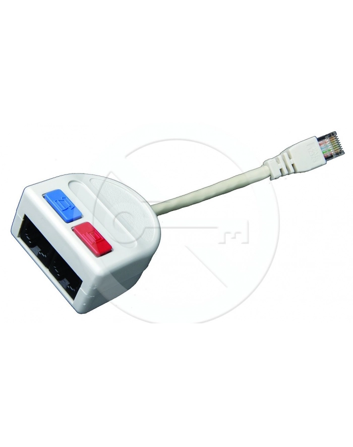 Solarix Splitter komputer/telefon 2 x RJ45 główny